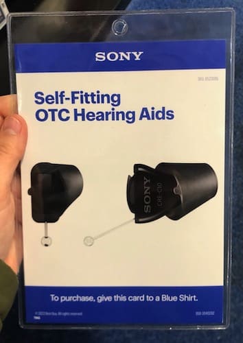 Sony CRE C10 hearing aids
