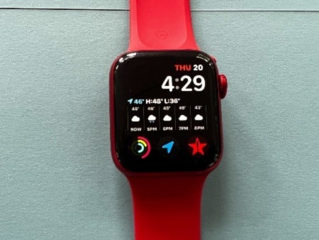 Apple Watch home screen with Lively app icon