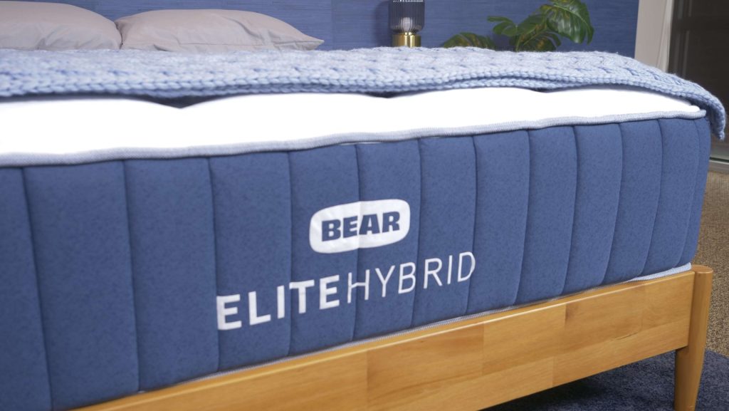 A look at the side of the Bear Elite Hybrid mattress